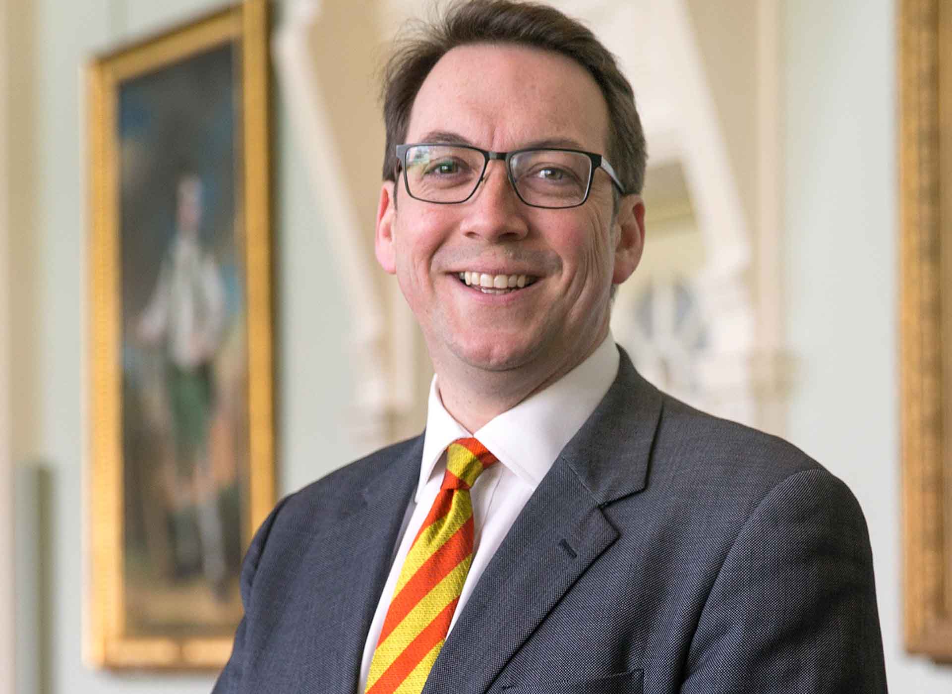 Jamie Clifford in the Long Room